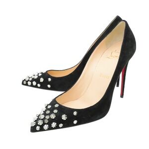 Christian Louboutin Drama Pump size 40 Black Suede